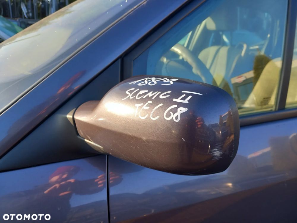 RENAULT SCENIC II LUSTERKO LEWE PRZEDNIE LEWY PRZÓD KOLOR: TEC68 - 3