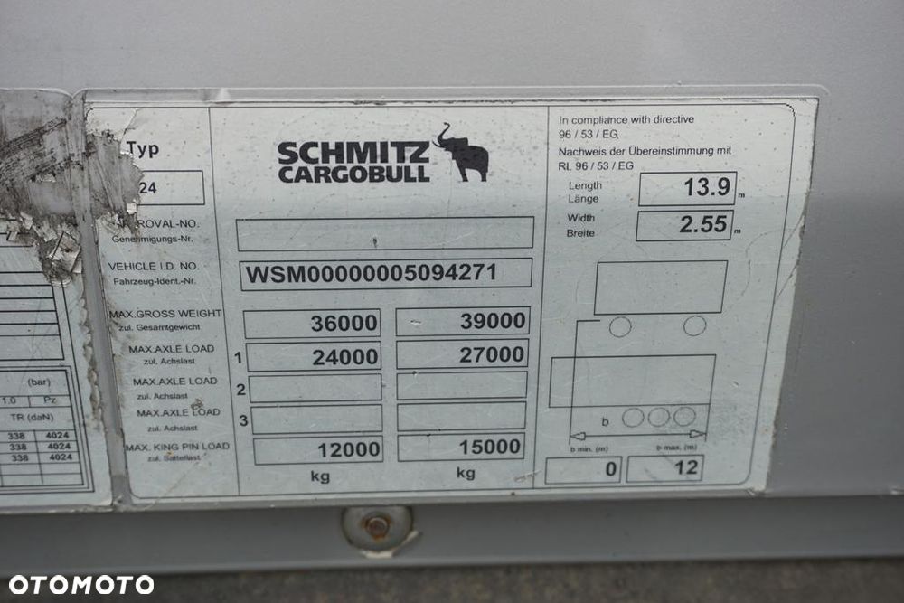 Schmitz Cargobull KONTENER / XL / OŚ PODNOSZONA - 11