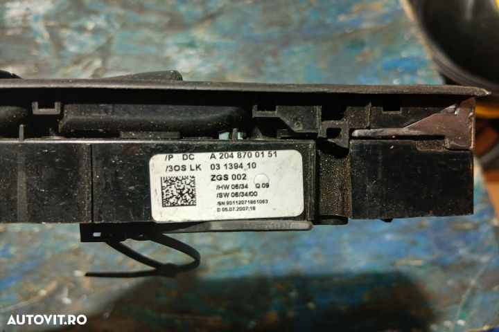 Butoane geam sofer A2048700151 A2048700151 Mercedes-Benz C-Class W204 - 3