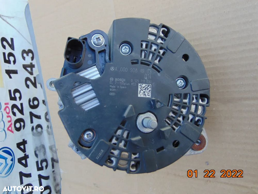 alternator Mercedes 1.6benzina euro 6 CLA W156 X156 GLA w176 w246 a class b class 1.6 benzina euro - 3