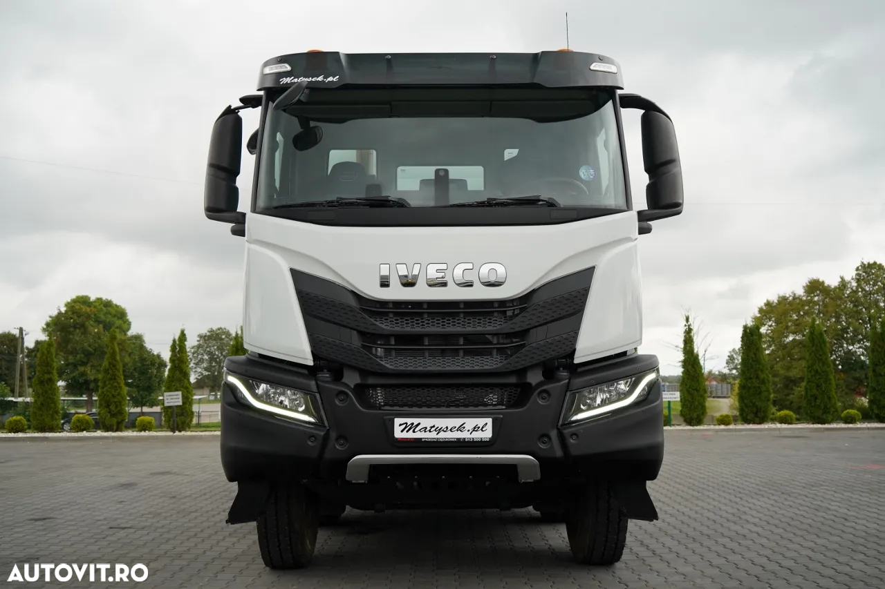 Iveco X-WAY 480 / 8X4 / BASCULATOR DUBLU / HIDRAULIC LATERAL / CLAPETĂ HIDRAULICĂ / AUTOMAT / IMPORTAT - 16