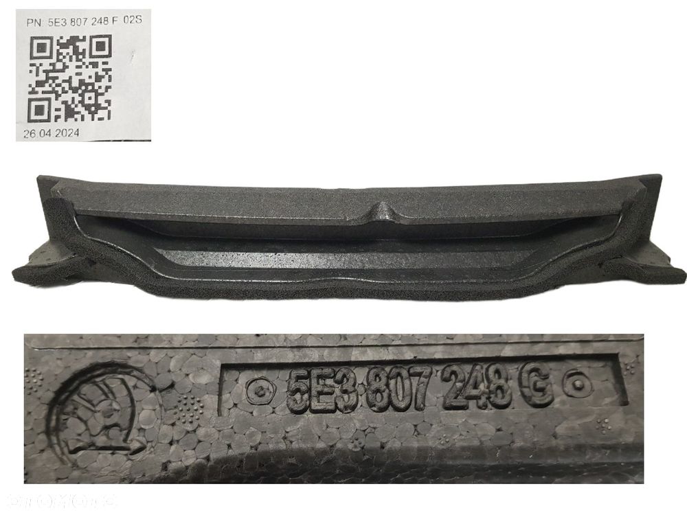 NOWY ORYGINALNY ABSORBER ZDERZAKA PRZEDNIEGO SKODA OCTAVIA IV 4 19-25 5E3807248G 5E3807248F - 1