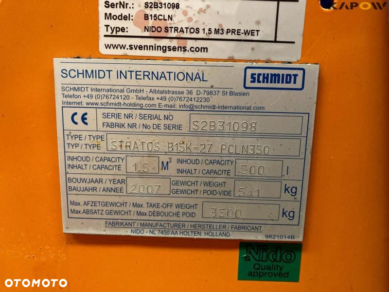 Piaskarka Solarka Rozrzutnik Nido Schmidt Stratos multicar wywrotka bus własny napęd - 17