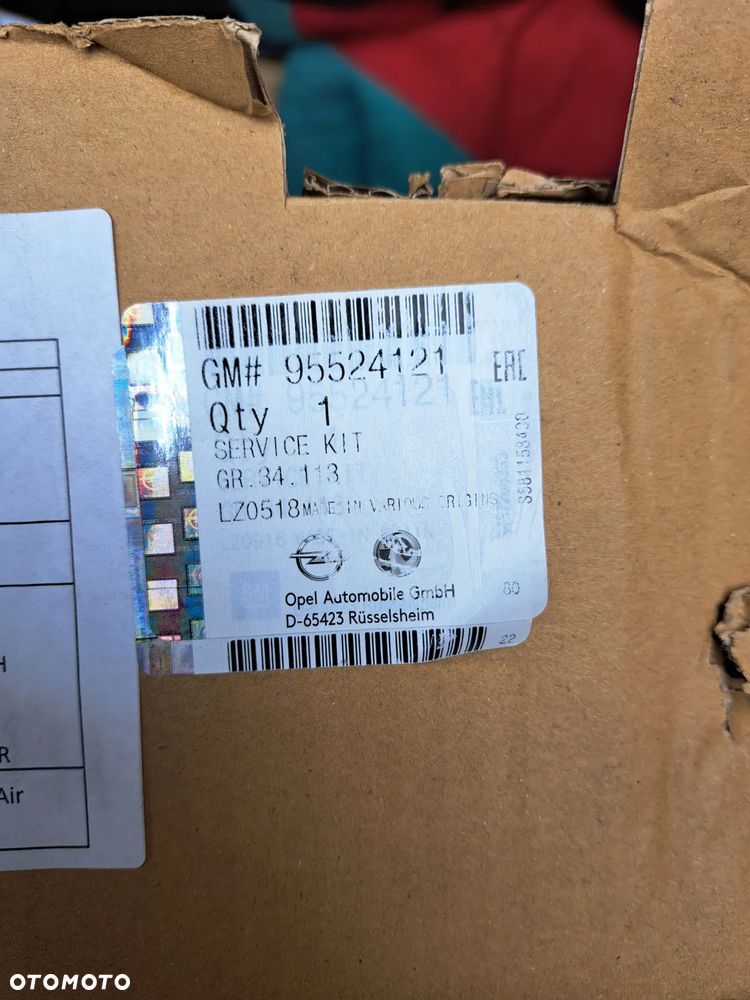 Zestaw Filtrów Opel Astra J Zafira C Cascada 2.0 CDTI 95524121 filtr powietrza kabinowy oleju paliwa 13263262 95517794 13271191 13272719 - 9