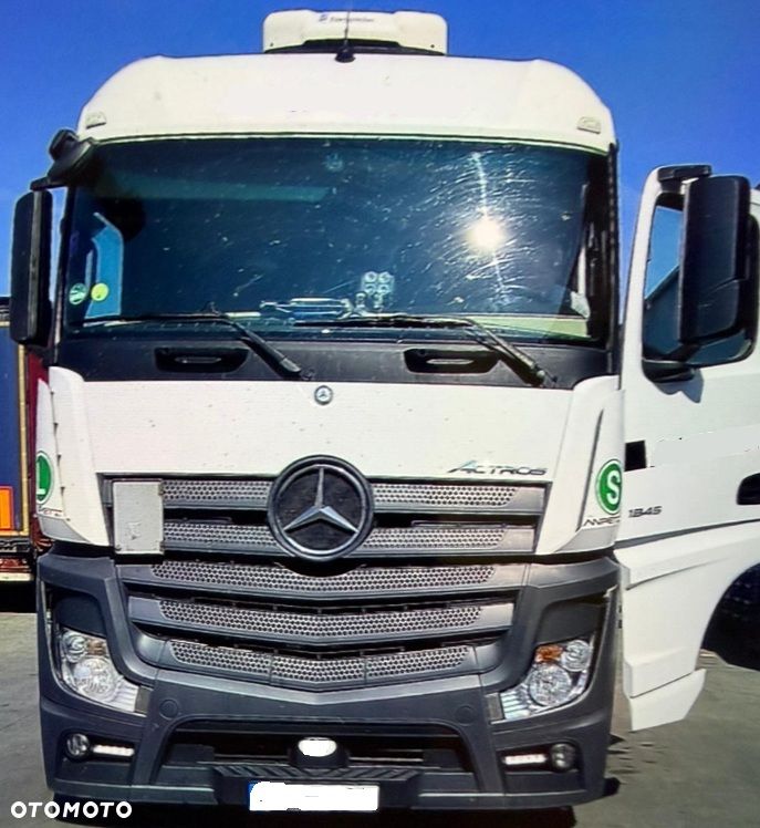 Mercedes-Benz ACTROS 1845 SPACE AUTOMAT RETARDER STANDKLIMA SPOJLERY WEBASTO LODÓWKA 2xALUTANK 700000km EURO 6 LOW DECK MEGA 2016 ŁADNY - 1