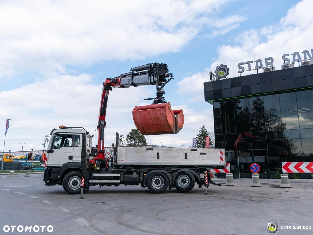MAN TGS 28.440 6x4H PALFINGER PK 26002 EH HDS Żuraw Wywrotka Chwytak - 3