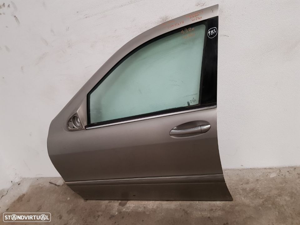PORTA FRENTE FRONTAL ESQUERDA MERCEDES BENZ CLASS S W220 SEDAN FECHO ELEVADOR MOTOR PUXADOR - 3