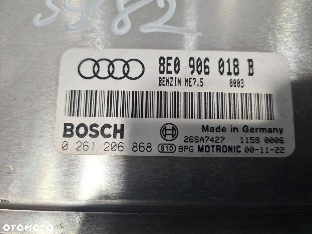 AUDI A4 B6 1.8T STEROWNIK SILNIKA 8E0906018B AVJ - 3