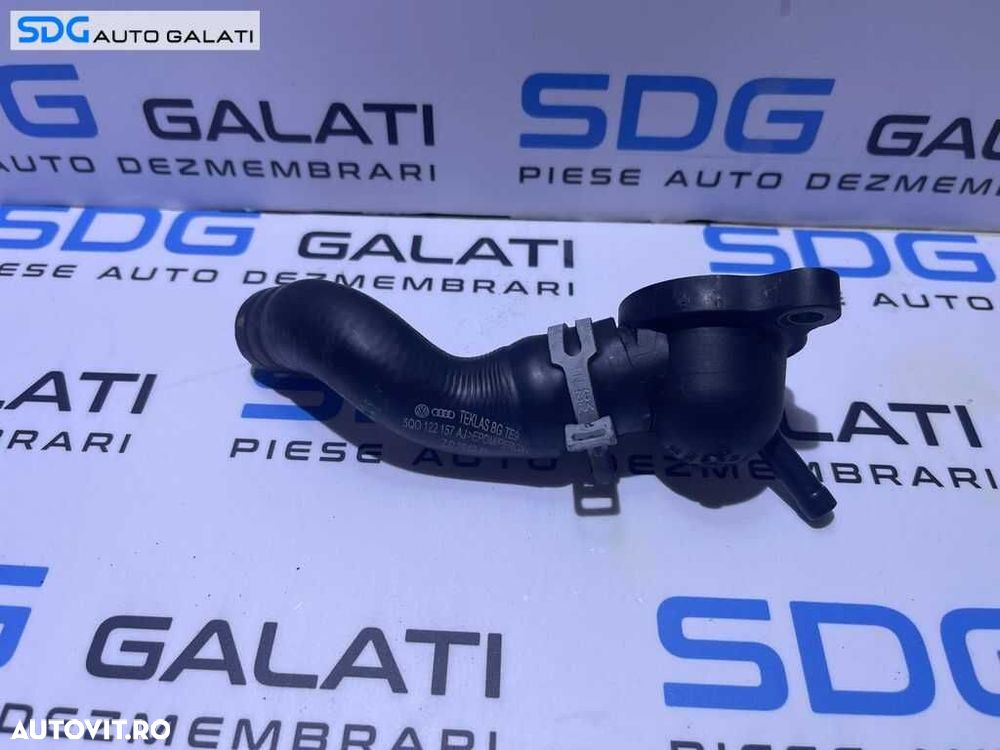 Furtun Conducta Racord Distribuitor Apa VW Golf 7 2.0 TDI 2013 - 2017 Cod 5Q0122157AJ - 4