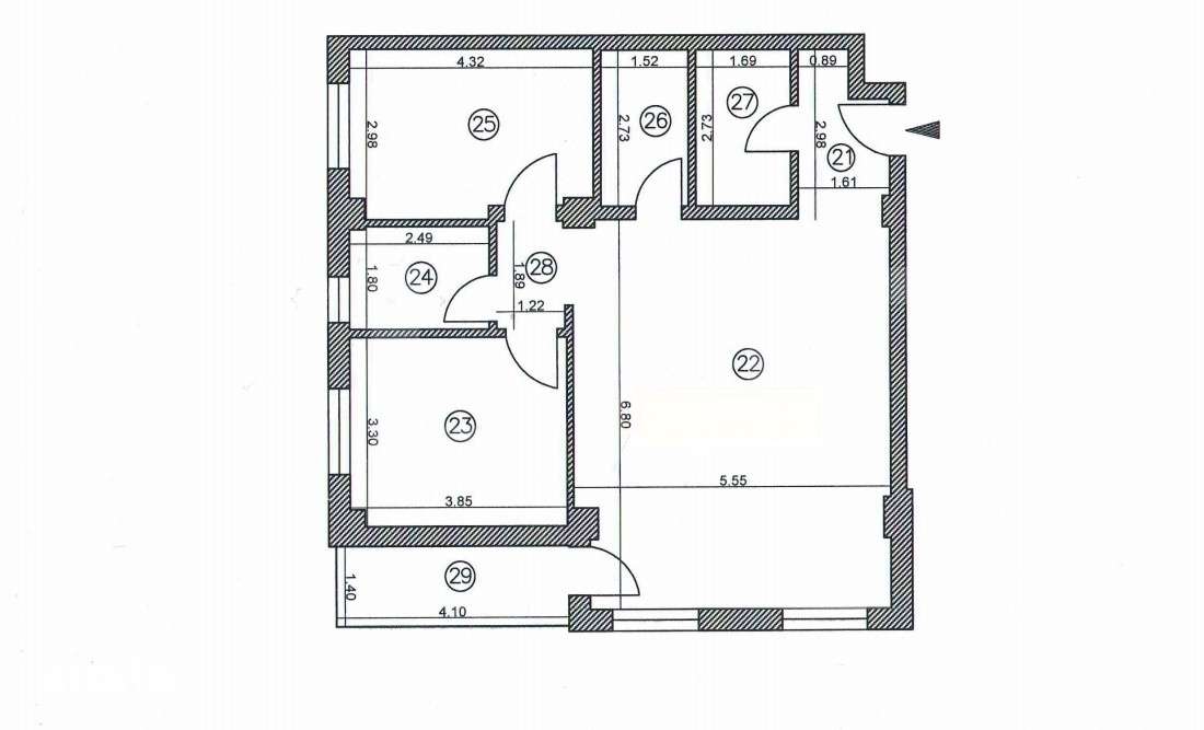 Apartament 3 camere, parter, bloc nou- zona Obcini — fotografia 1