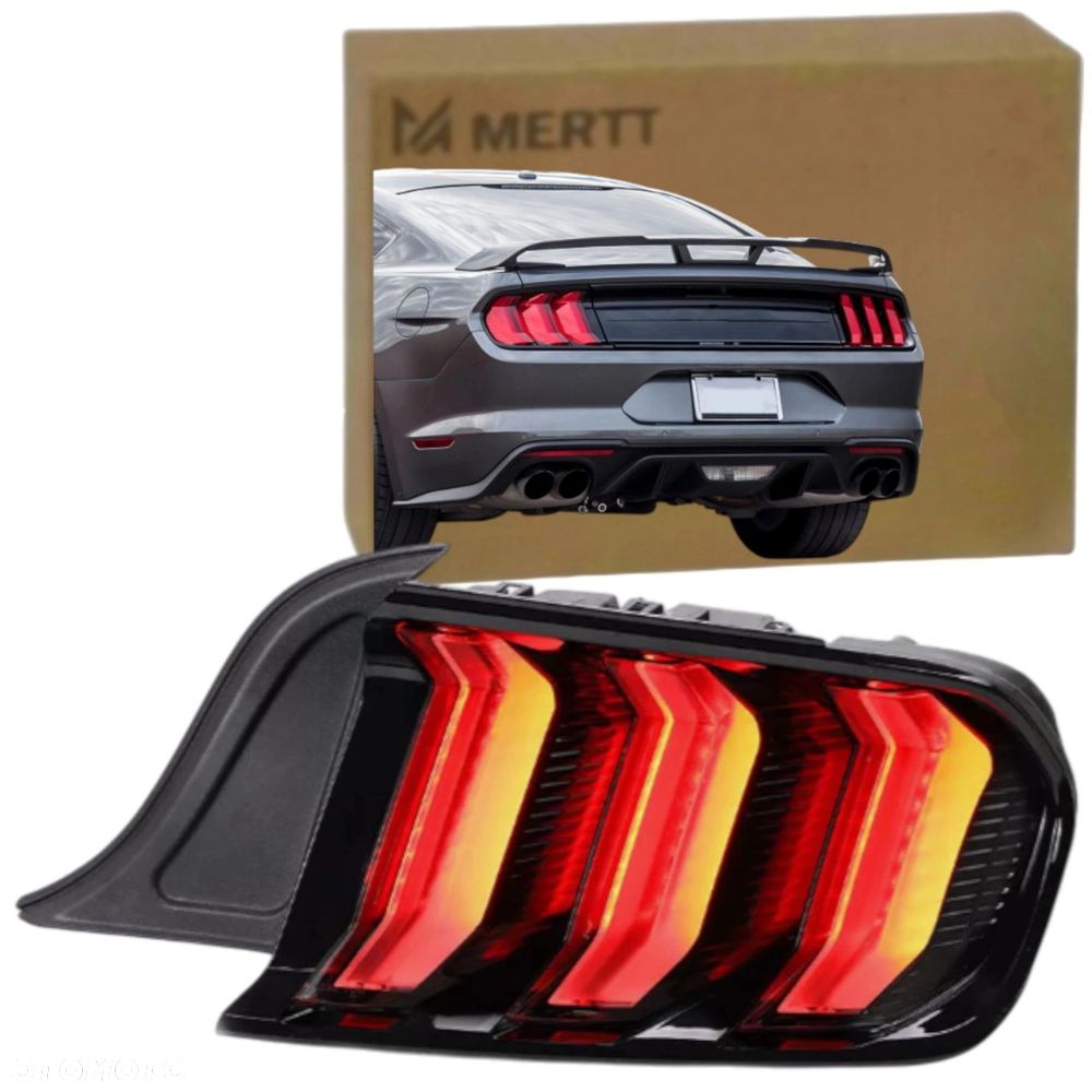 FORD Mustang VI 6 2015-2023 Lampy TYŁ Full Led Europa FR3Z-13405-A KOMPLET - 2