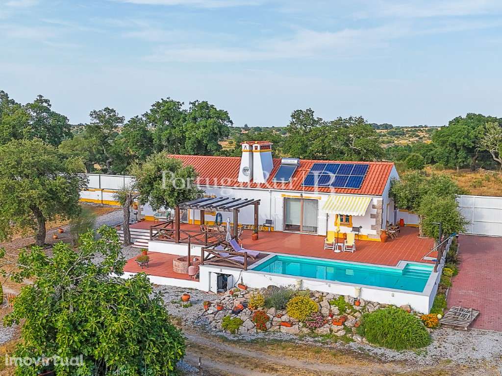 Quinta de 4.000m2 com Moradia T2, piscina e casa secundária - Grande imagem: 2/47