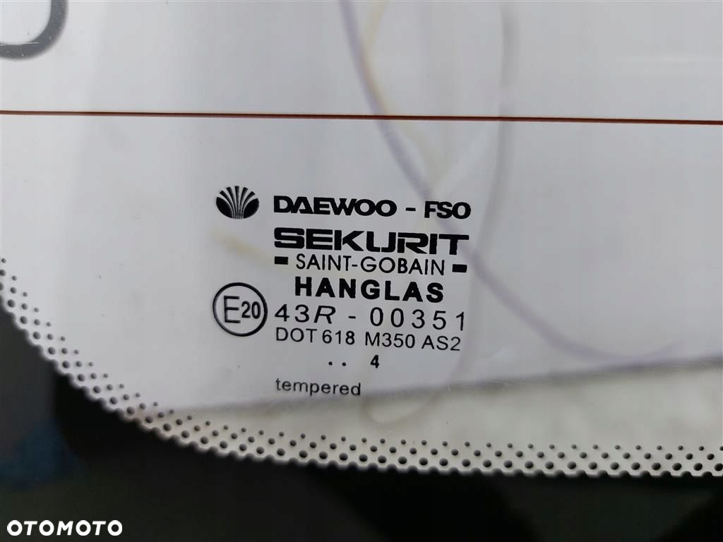 Klapa tył tylna Daewoo Matiz  2005–2009R SREBRNA - 9