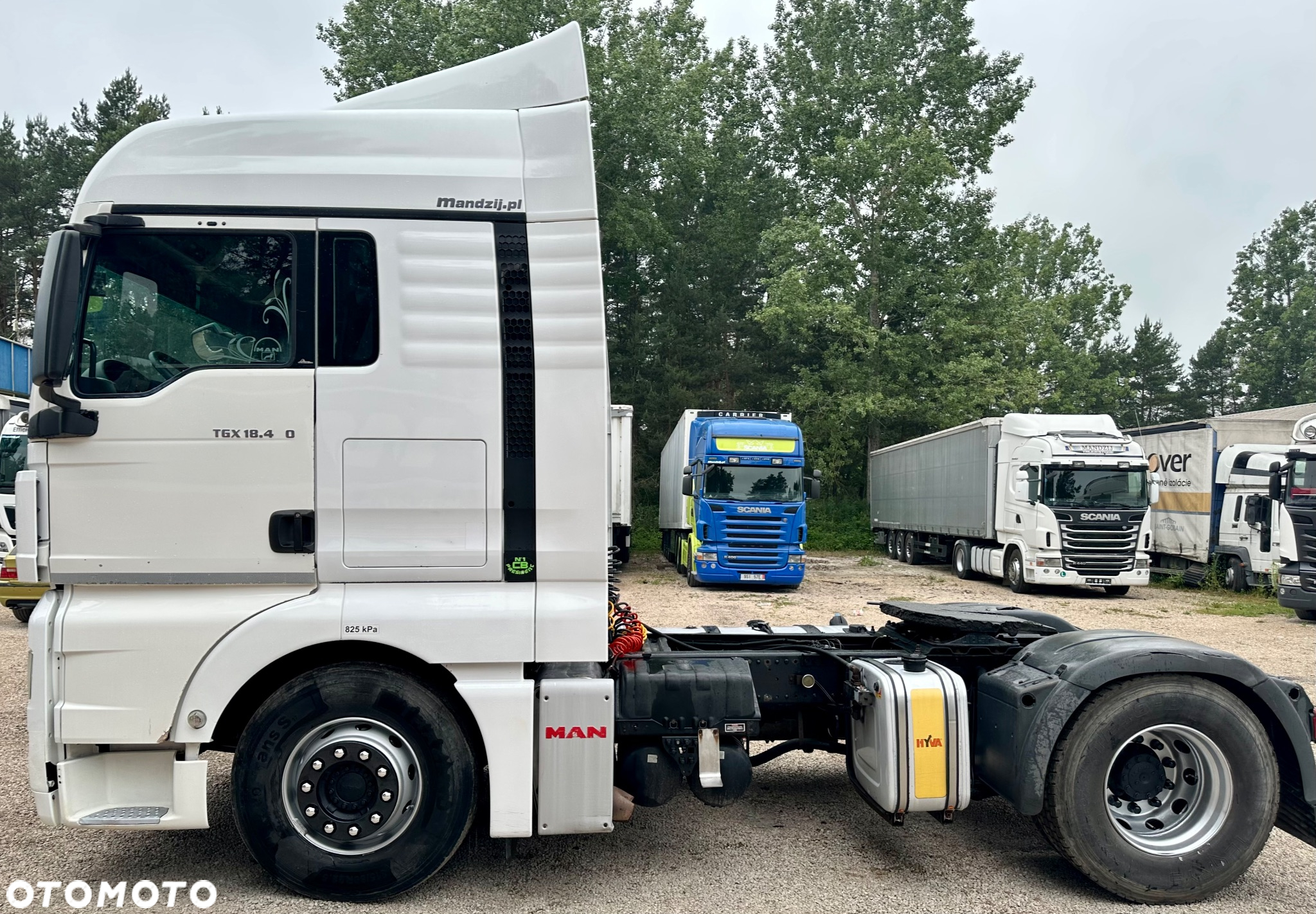 MAN TGX 18.480 XLX AUTOMAT HYDRAULIKA DO WYWROTU KLIMA SPOJLERY LODÓWKA 750000km 1xALUTANK WAGA:7848kg EURO 5 EEV 2014r ŁADNY - 5