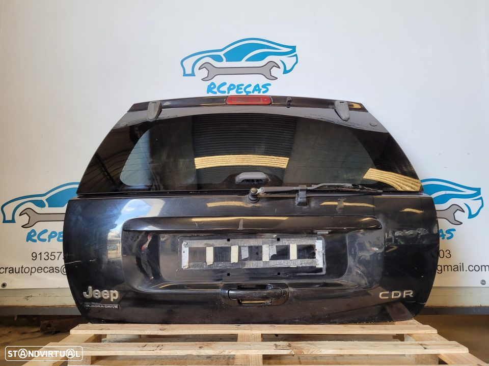 PORTA TAMPA MALA JEEP GRAND CHEROKEE II 2 FECHO PUXADOR MOTOR 3º STOP VIDRO - 3