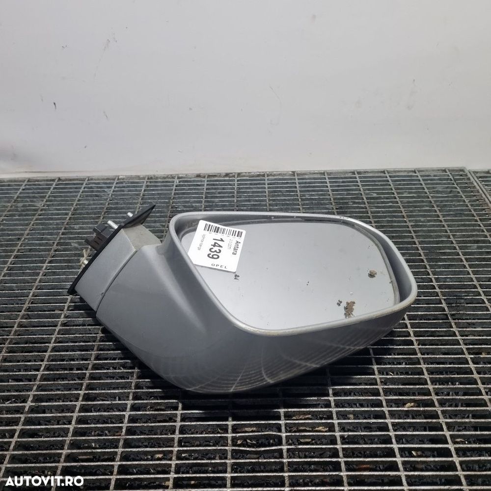 Oglinda stanga Opel Antara 2006 - 2011 4 Usi POLY SILVER 92U (1439) Fără rabatare ... - 3
