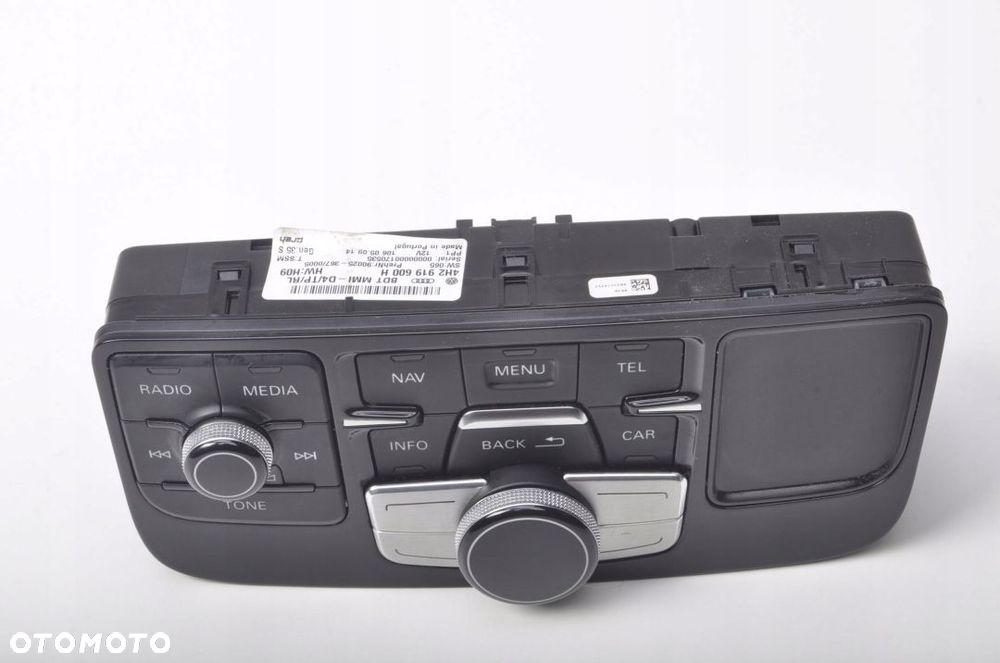 AUDI A8 D4 PANEL INTERFEJS MULTIMEDIA 4H2919600H - 1