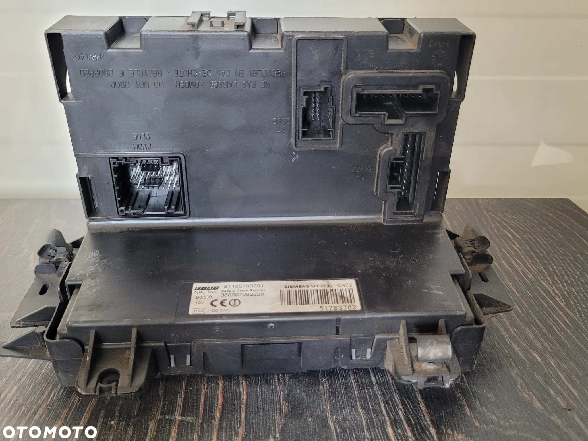Fiat Panda II 1.3 D Skrzynka Bezpieczników Moduł BSI 51783782 - 3