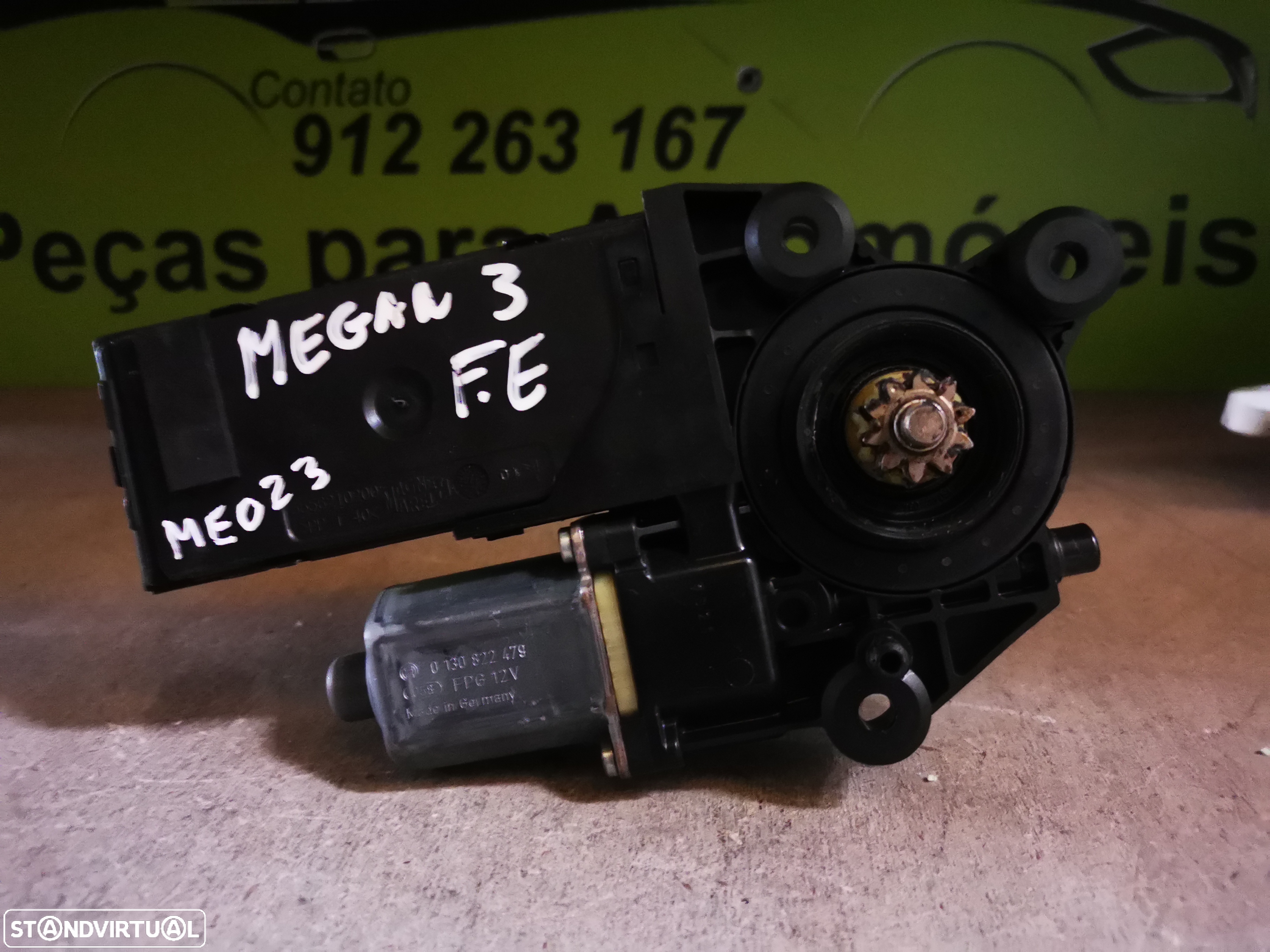 RENAULT MEGANE 3 / III MOTOR ELEVADOR FRENTE ESQUERDO - ME023 - 4