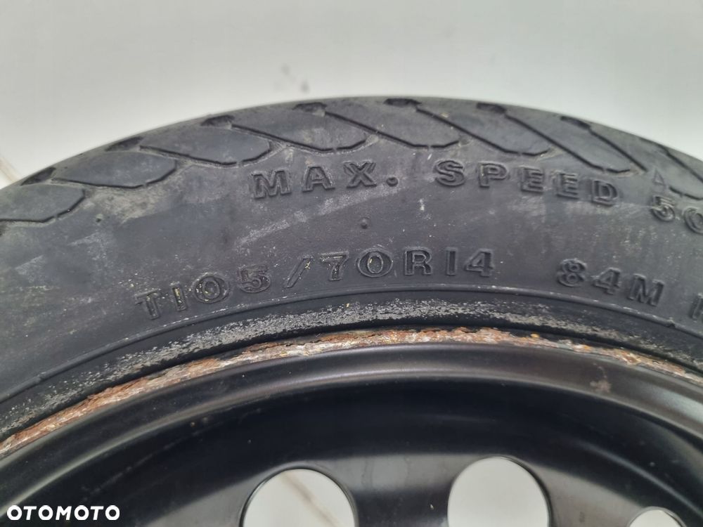 KOŁO DOJAZDOWE ZAPASOWE Nissan Micra K12 Note 105/70 R14 4x100 40300AX677 - 11