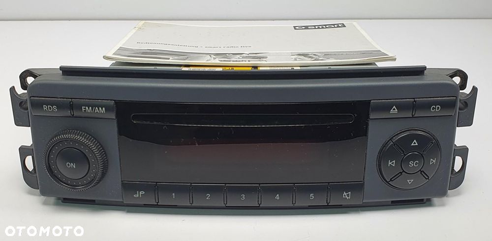 RADIO CD SMART FORFOUR 454 BE6085 A4548200379 - 1