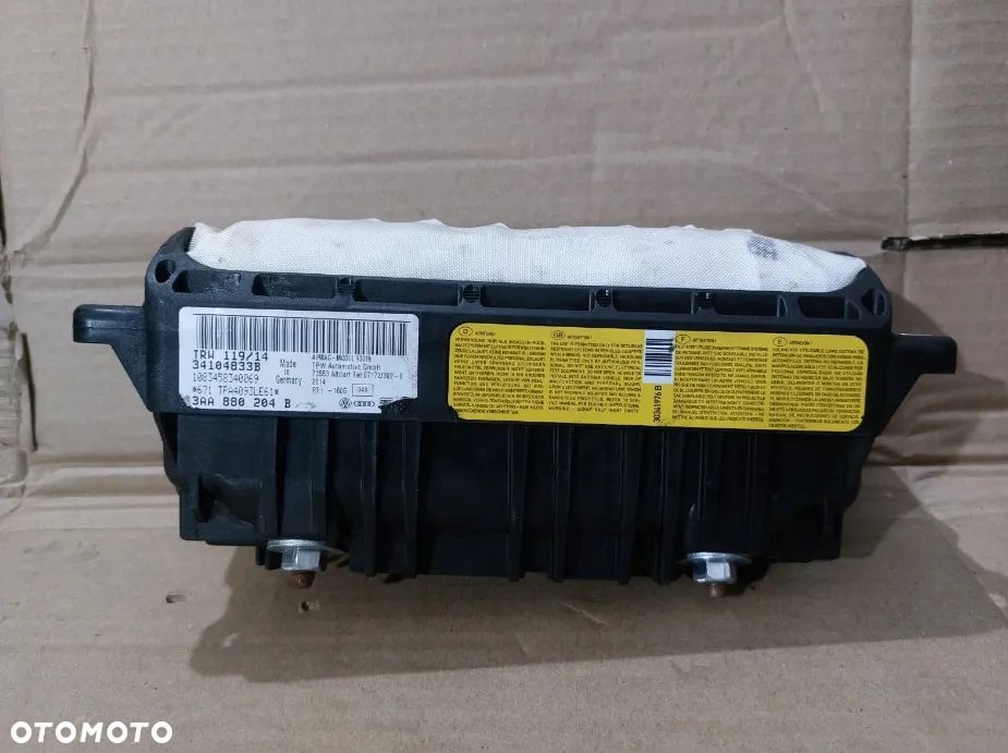 Poduszka kierowcy pasażera airbag Volkswagen Passat B7 komplet - 6