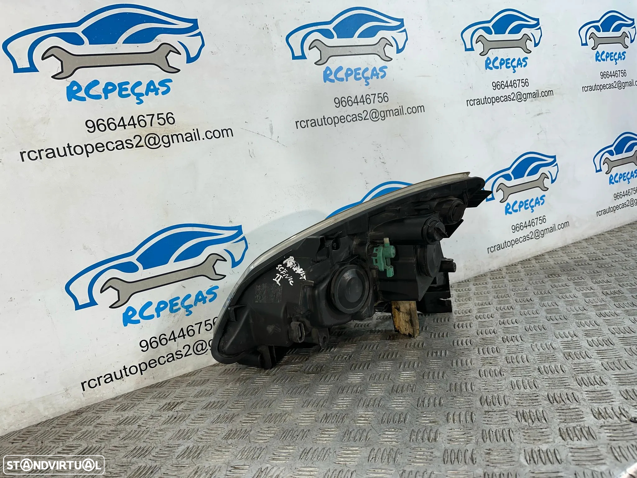 .Farol Otica Frente Frontal Direita Original Renault Scenic 2 Grand Scenic 2003 - 2009 - 6