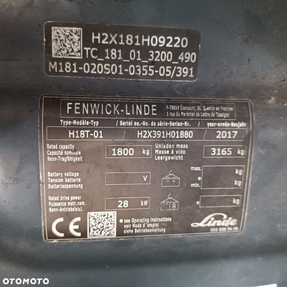 Linde H18T-01 - 10