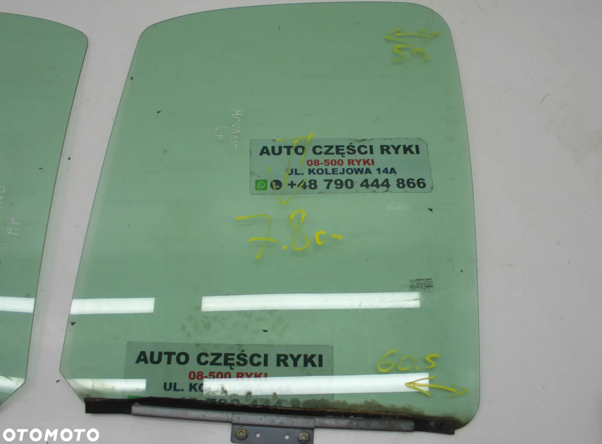 Movano Master  II Szyba boczna drzwi lewa prawa - 2