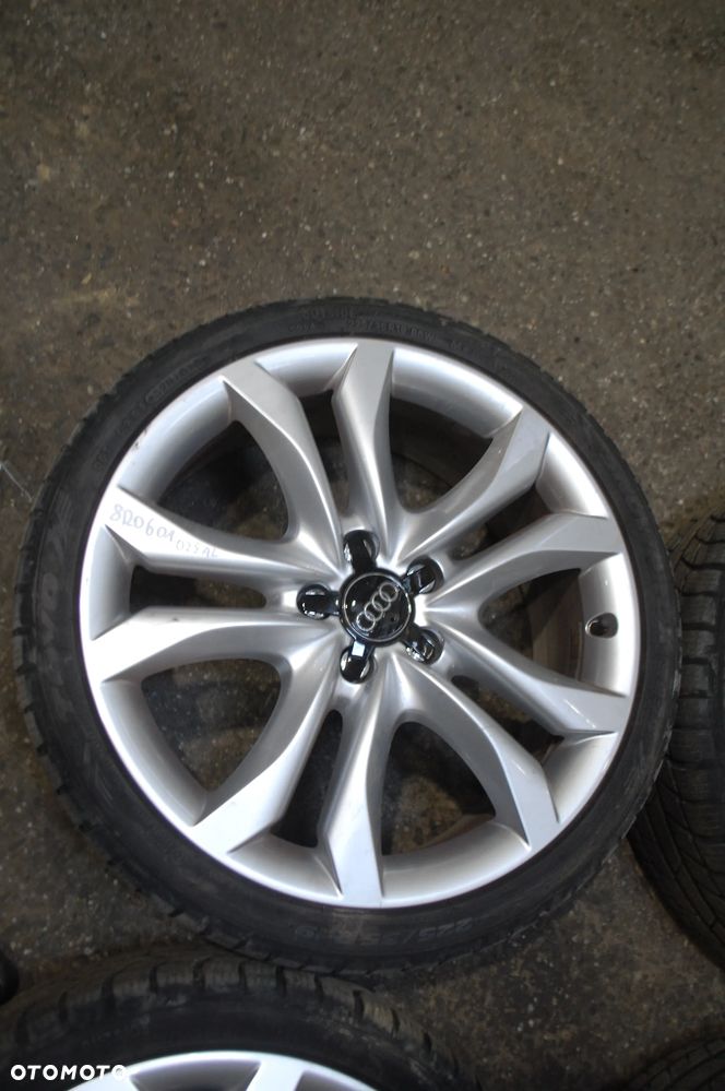 KOŁA FELGI ALUMINIOWE 8R0601025AL 5X112 ET37 7J 225/35R19 OPONY ZIMOWE AUDI A4 B8 A8 A3 A5 - 6