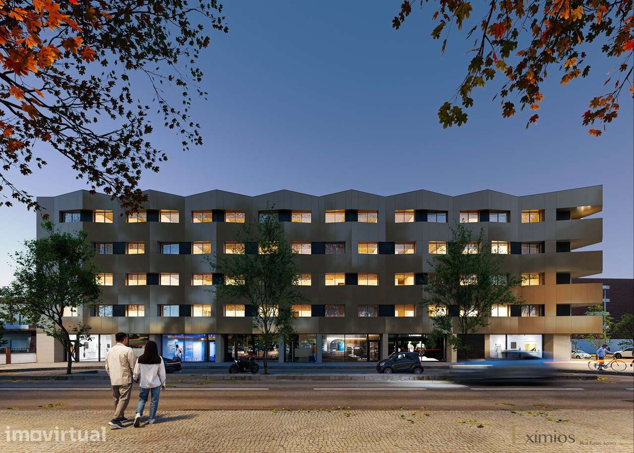 Apartamento T2 em construção, com garagem, situado em Vila do Conde - Grande imagem: 2/18