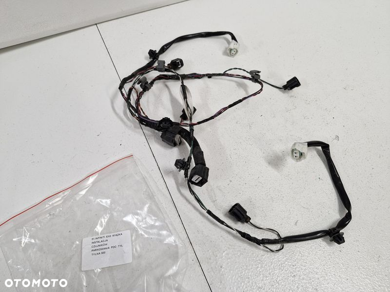 INFINITI EX30 WIĄZKA INSTALACJA CZUJNIKÓW PARKOWANIA PDC TYŁ TYLNA - 7