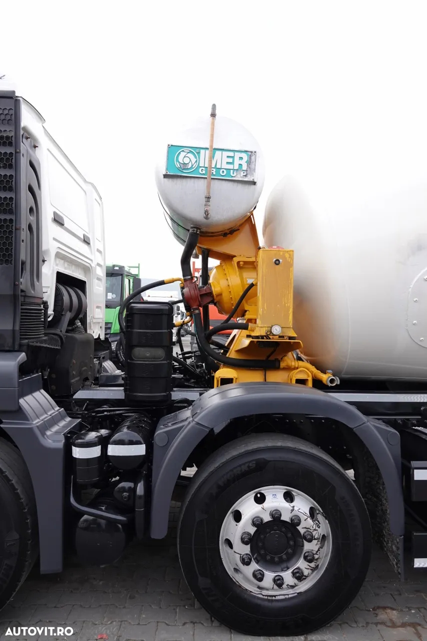 MAN TGS 32.480 / 8X4 / BETONATOR / PEAR 9M3 / MANUAL / EURO 6 - 12