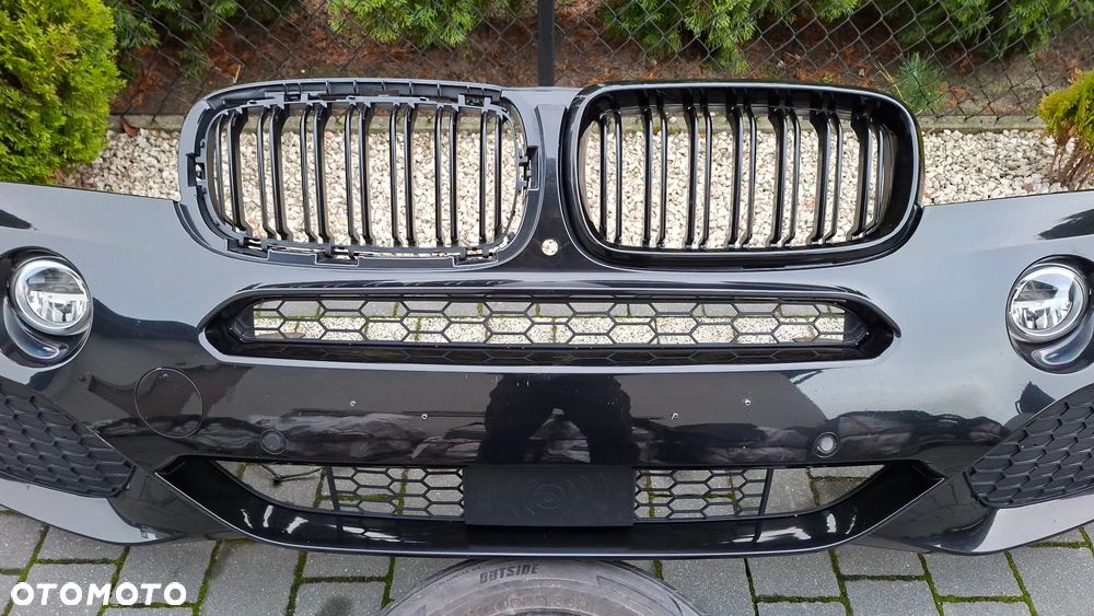 BMW X5 F15 13-18 ZDERZAK PRZÓD PRZEDNI M-PAKIET SPRYSKI PDC KAMERA - 5