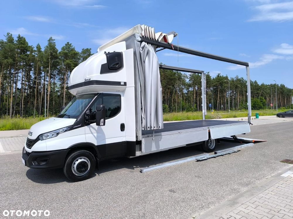Iveco Daily 70C18 WINDA 1000kg, Sypialnia, 6.45m, 16Palet, 2xFirana + Zsuwany Dach! - 9