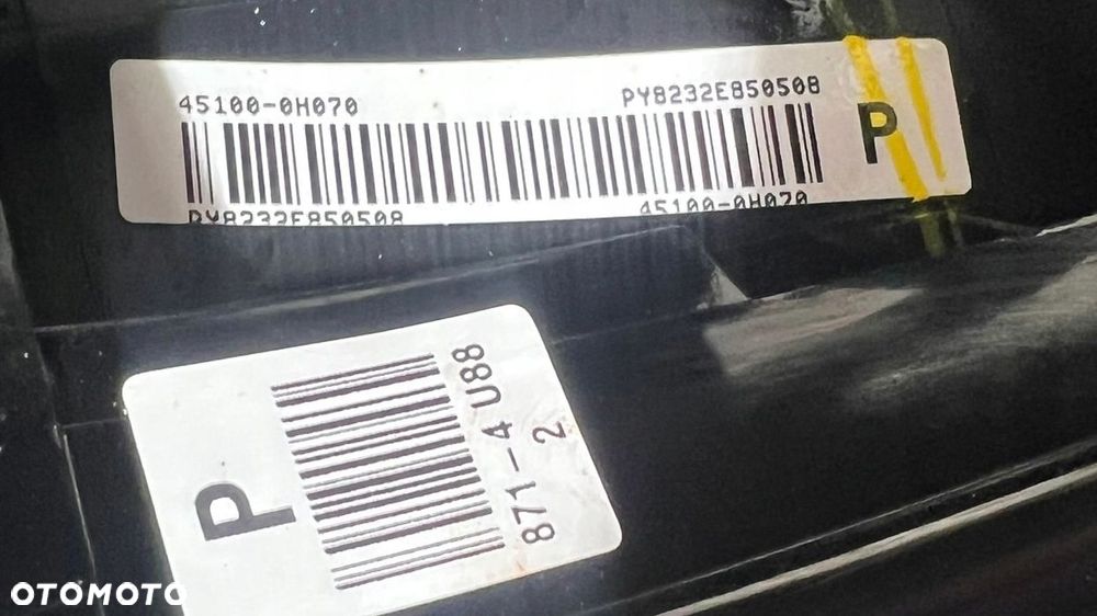 KIEROWNICA WIELOFUNKCYJNA SKÓRA SKÓRZANA ŁOPATKI AUTOMAT PEUGEOT 108 - 12