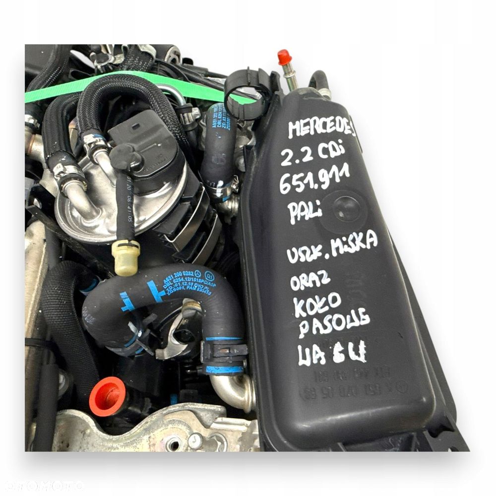 SILNIK 651911 Mercedes W204 C204 2.2 CDI diesel kompletny 651.911 147 332km - 11