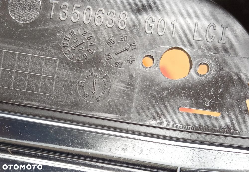 ŻALUZJA ROLETA KIEROWNICA POWIETRZA BMW X3 G01 X4 G02 LCI LIFT 51745A1DA48 - 11