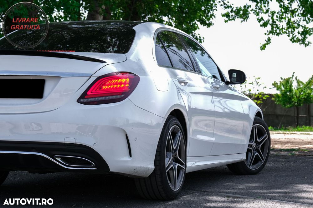 Eleron Portbagaj Mercedes C-Class W205 (2014-2020) Design Negru Lucios- livrare gratuita - 19