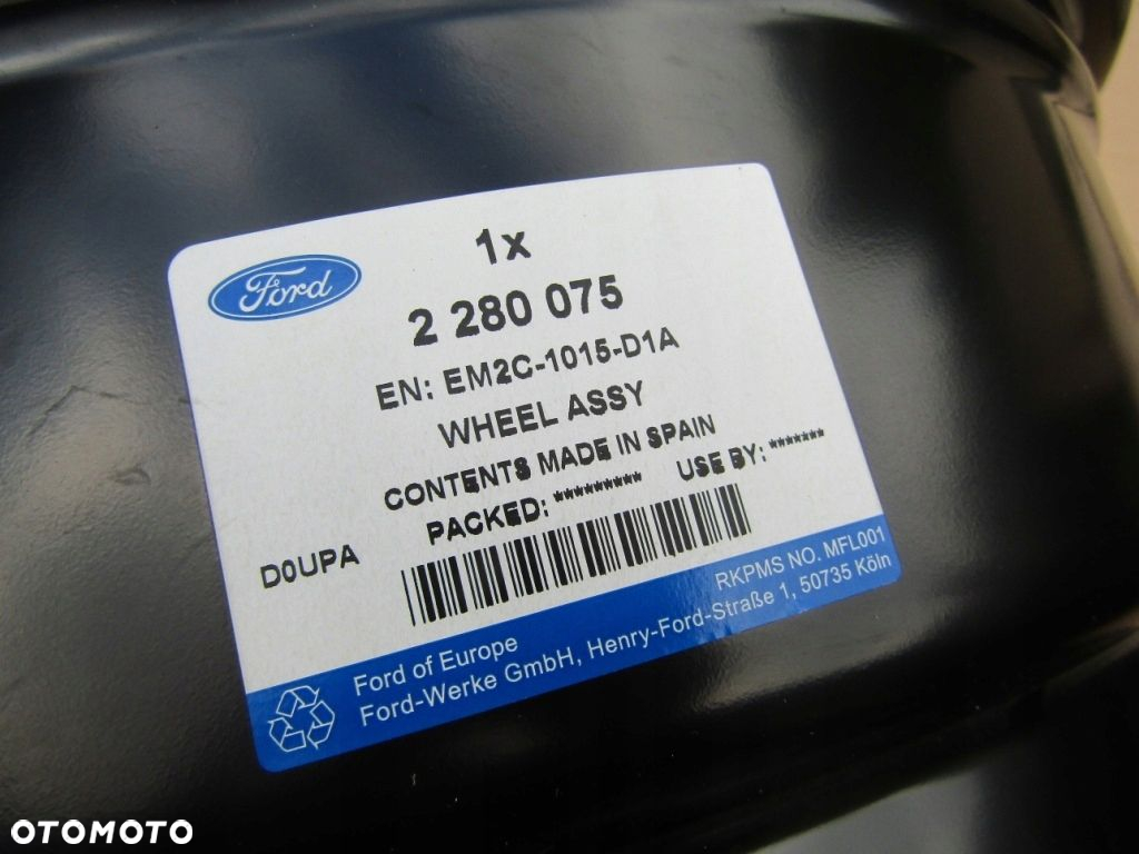 1x Felga 17 Ford S-MAX Galaxy II Kuga Mondeo Volvo XC30 XC40 XC60 XC70 S80 - 8