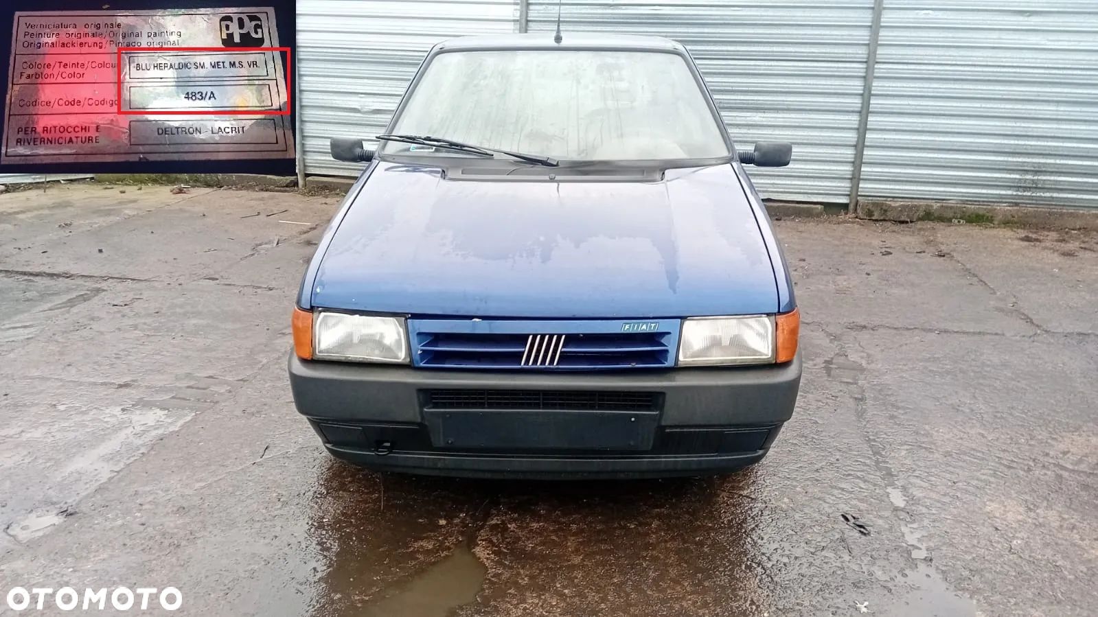 Tylko Części Fiat Uno II 900 1170A1.046 39KM 29kW 89r-02r Lakier 483/A - 1