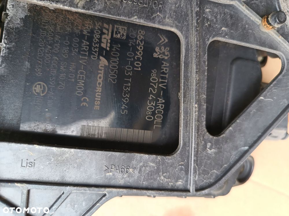 citroen c4 ii picasso 13- radar sensor uchwyt 9807243080 9676135980 peugeot - 4