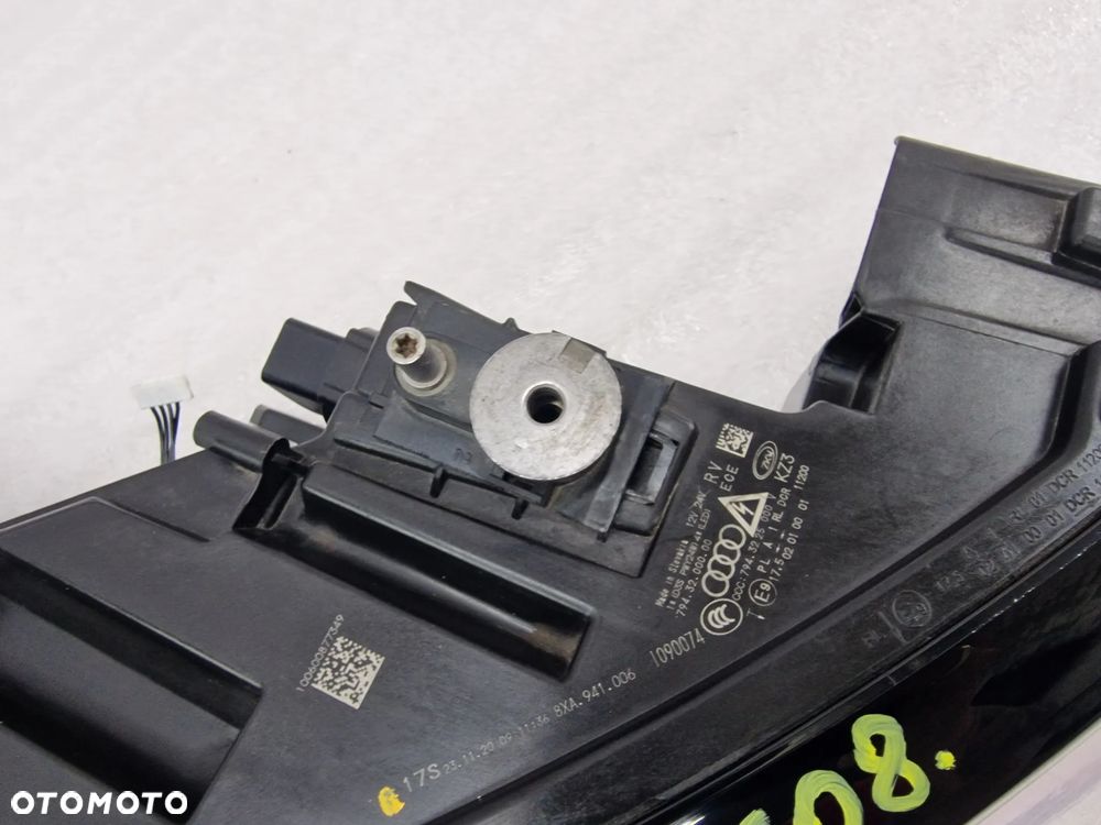 AUDI A1 LIFT 8XA 13- PRAWA LAMPA PRZEDNIA PRZÓD XENON + LED , NR 8XA941006 , NR AUKCJI LA608 - 9