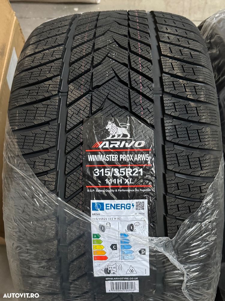 Vând set anvelope 275/40/21-315/35/21 arivo de iarnă noi - 3