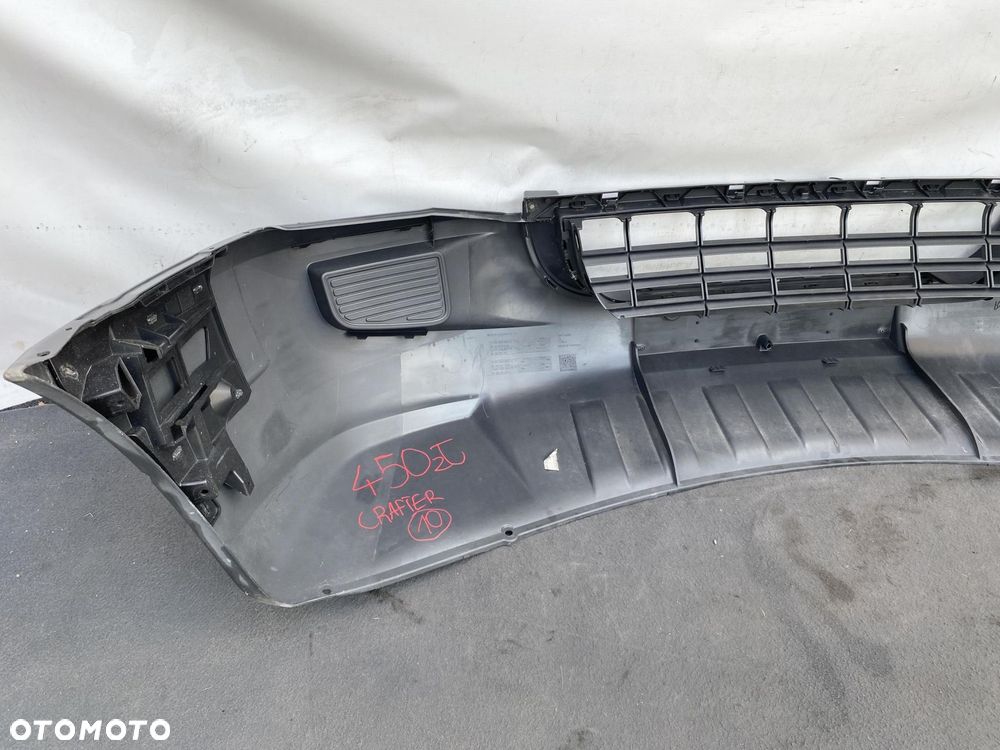 VW CRAFTER 06- ZDERZAK PRZEDNI PRZÓD SZARY 2E0807103 ORYGINALNY DEMONTAŻ - 10