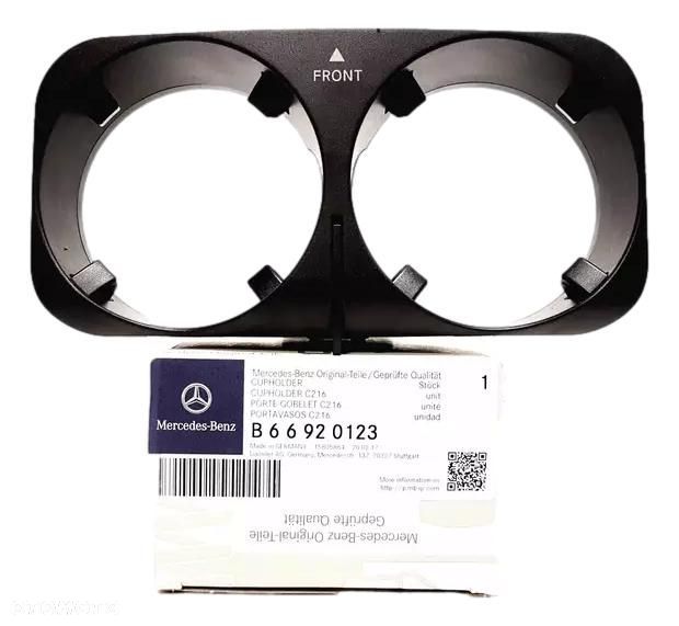 MERCEDES S-klasa W221 Uchwyt na kubki cupholder srodkowy tunel OE - 1