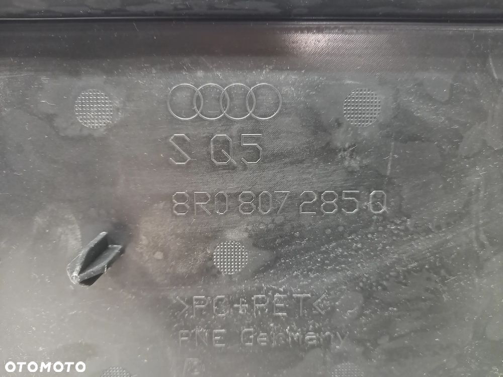 Audi SQ5 5R0 blenda podkładka pod tablice przednia przód - 3