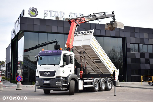 MAN TGS 35.400 8X4 PALFINGER PK 33002 HDS Żuraw Wywrotka