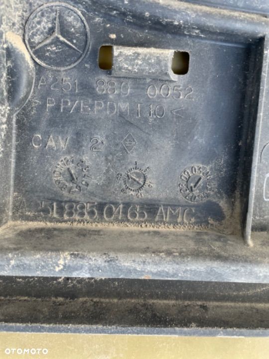 MERCEDES  r 251 dyfuzor zderzaka tył tylny AMG dokladka wzmocnienie - 7