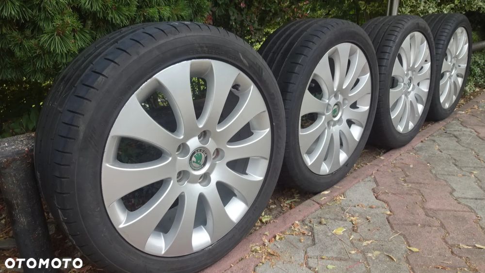 Koła letnie 17'' 5x112 SKODA ET49 225/45R17 Oryginale 6010258 - 8